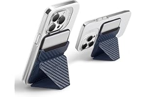 MOFT Magnetyczny stojak na portfel, wegańska skóra, stojak na karty, kompatybilny z Magsafe iPhone 15, 14, 13, 12, 3 kąty widzenia