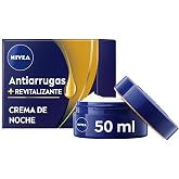 NIVEA Revitalizing Anti-Wrinkle Night Cream 55+ - Moisturizing - With Avocado Oil, Calcium, Panthenol - Reduces Wrinkles, Exp