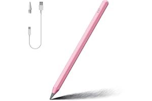 KXT Tilt Sensitivity Palm Rejection Stylus Pen for Apple iPad(2018 and After) 6/7/8/9/10 th Generation/Pro 11 / Pro 12.9 inch/Air 3&4&5/Mini 5&6, Precise Writing Drawing Digital iPad Pencil