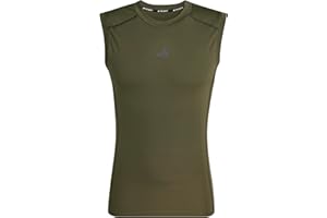 adidas Techfit Compression Training Sleeveless T-Shirt T-Shirt (Sleeveless) Uomo (Pacco da 1)