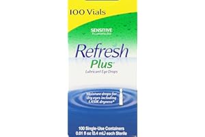 Allergan 100 Vials - Allergan Refresh Plus Lubricant Eye Drops Single-Use Vials - 100 Ct.