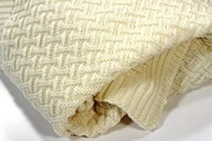SONNENSTRICK Kuscheldecke Babydecke Puckdecke aus 100% Bio Merino Schurwolle made in Germany 80 x 90 cm