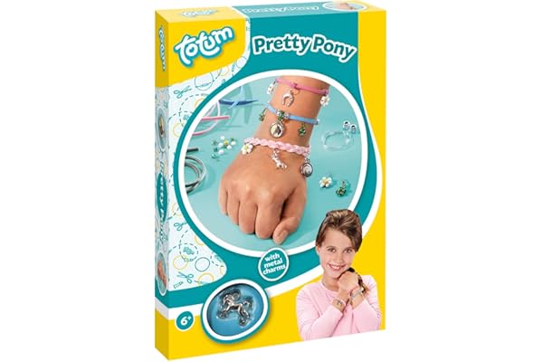 Totum - BJ29538 - Pretty Pony - Kit Créatif Bracelets Cheval