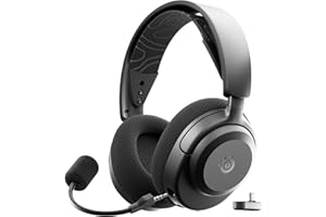 SteelSeries Arctis Nova 3X Wireless Gaming-Headset – App-Steuerung – 40 Std. Akku – Neodym-Magnet-Treiber – 2,4 GHz/Bluetooth – Abnehmbares Mikrofon – Xbox, PS5, PC, Switch, Mobilgeräte - Schwarz