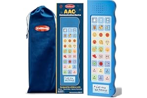 KidBloom AAC Communication Device, Autism Sensory Equipment with 6 Programmable Buttons & Adjustable Volume, Speech Therapy Sensory Toys for Autism