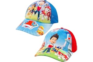Heartsking Cappy Kinder Jungen, 2 Stück Hund Basecap Kinder Jungen Baseball Cap Kinder Kappe Mütze Geschenk Jungen Snapback Kinder-Geburtstag Schule Sport Sonnenschutz