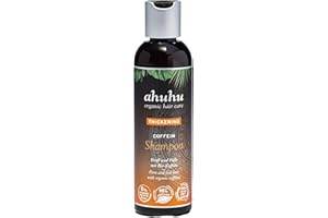 ‎AHUHU ahuhu THICKENING Coffein Shampoo (200ml) – Mit Bio-Koffein & Reisstärke, Stärkt Haarwurzeln & schützt die Kopfhaut, Mehr Volumen für Damen & Herren, Ohne Silikon & Parabene, Vegan