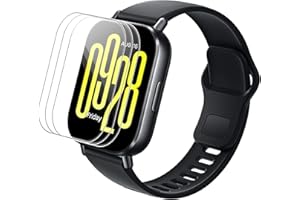 Tieeyivv [3 sztuki folii ochronnej do zegarka Xiaomi Redmi Watch 5 Active szkło hartowane łatwe w instalacji, pełne pokrycie, ochrona przed zarysowaniami, ochrona ekranu HD do Redmi Watch 5 Active