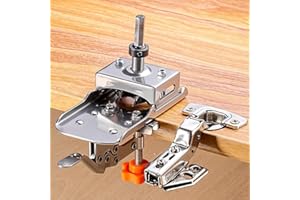 BlissfulAbode Dima di perforazione comoda ed efficiente, per cerniere nascoste, facile da usare (punta da trapano)