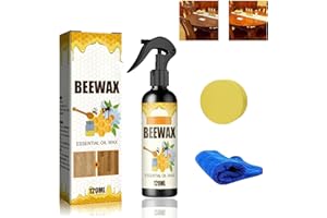HIDRUO Natural Micro-Molecularized Beeswax Spray, Beeswax Spray Furniture Polish And Cleaner, Molecularized Beeswax Wood Cleaner Spray, Furniture Polish Spray (1PCS)