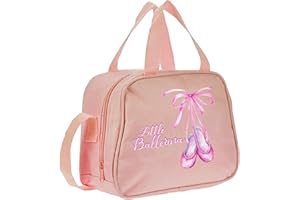 PARKERSONLINE Little Ballerina Shoes Pink Childrens Kids Ballet Tap Dance Bag (PAR3)