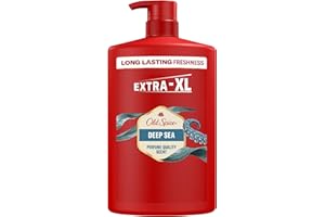‎OLD SPICE Old Spice Deep Sea 3-in-1 Duschgel für Haar, Gesicht und Körper 1000 ml, langanhaltende Frische, Duft von Parfumqualität, Tiefenreinigung