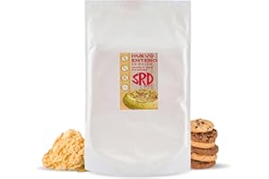 SERMAND Huevo en Polvo (2kg) | Huevos Pasteurizados Sin Gluten | Huevo Deshidratado | Sin Aditivos | Productos Sin Lactosa | Presentación en Bolsas Zip