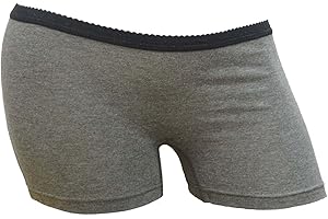 ELEGANCE1234 2 Pcs of Elegance Girl's Cotton Lycra Stretchy Boxer Shorts for Schools/Sports & Under School Skirt