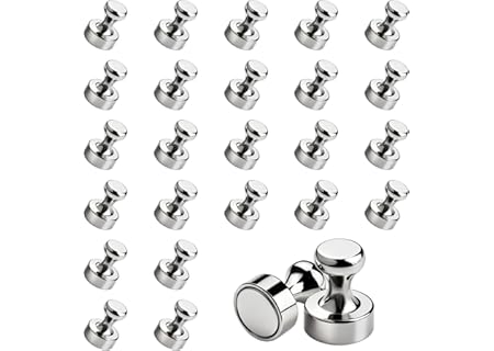 24 stycken magneter, neodym-magneter extra starka, 12 x 16 mm små magneter för magnettavla, små magn - Amazon Deal & Rabatt