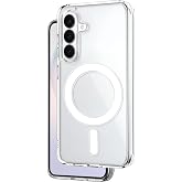 Teknoft Samsung Galaxy S26 i&ccedil;in MagSafe ile Uyumlu Şok Emici Silikon Kenar Sararma &Ouml;nleyici Arkası Sert Parmak İzi Tutmayan D