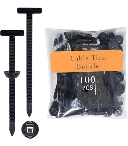 120 Stück Kabelbinder-Schnallen - Heavy Duty Für Auto & Outdoor