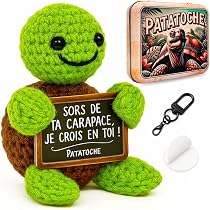 Patatoche Positiver Tiger – Gehäkeltes Plüschtier Mit NFC-Karte, Romantisches Geschenk