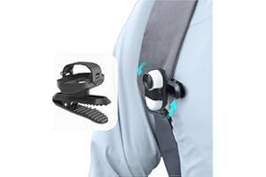 CERFFOOL Support de Clip de Sac à Dos pour Insta360 GO 3S GO 3 Fixation Rotatif à 360 ° Pince à Dégagement Rapide Accessoire pour Caméra d'action