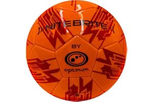 Optimum LED Light-Up Football Ball Size 5 – Glow in The Dark Soccer | Motion Activated with Auto-Off | Durable Water-Resistant Night Play | Pump & Spare Batteries Included | UK Brand