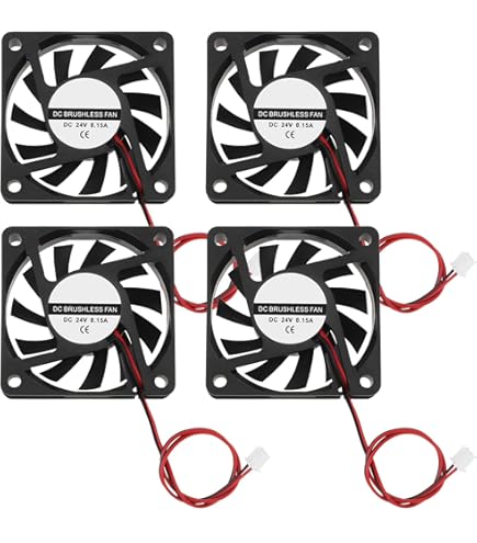 60 Mm Da 60 Mm Da 15 Mm 6015 12 V DC 0.10 A Cuscinetto A Sfera Brushless Ventola Di Raffreddamento 2pin - Foto 5