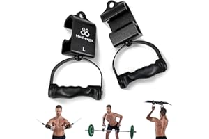 HXD-ERGO Barra LAT Machine, T-Bar V-Bar Polea Cable Máquina Enganches Bíceps Curl Tríceps LAT Barra de Descenso Dorsales Espalda Hombros Bodybuilding Mangos (Mango de pájaro)