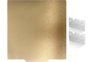 NORTHRENDA Upgraded 330x330mm PEI Build Plate with 2 Scraper Blades for Qidi X-Max 3, Getech A30 Pro, Neptune 3/4 Plus, Flsun Core-XY, Tronxy X3S/X5S/X5S Pro, Raise MAX3 Pro 2/Pro 2 Plus 3D Printer