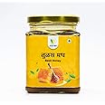 Saguna Baug Natural Basil Nectar Raw Honey - 250gm | Unprocessed, Unpasteurized, No Artificial Sugar or Colour Adulteration