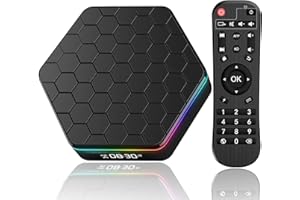 EASYTONE Android TV Box 12.0, 2025 Android Box 4K 6K 4GB RAM 32GB ROM with Allwinner H618 Quad Core Cortex-A53 CPU, Smart TV Box Support WiFi6 2.4G/5G Dual-WiFi Ethernet LAN Bluetooth 5.0 3D Smart Box for TV