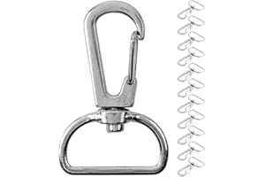 Your Day Mate Mosquetón con Cierre Giratorio, Anilla en D con Gancho mosquetón