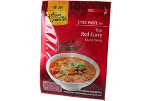 ASIAN HOME GOURMET 6x50g AHG Würzpaste für thailändisches rotes Curry