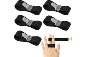 BUTBU 5 sztuk prostownika do palców młotkowych, z 1 separatorem małego palca, ochraniaczem małego palca, do łagodzenia stóp, do korygowania młotków, złamanych palców