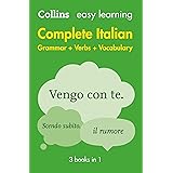 Easy Learning Italian Complete Grammar, Verbs and Vocabulary (3 books in 1): Trusted support for learning (Collins Easy Learn