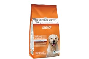 Arden Grange Senior Dry Dog Food with Fresh Chicken and Rice, 12 kg