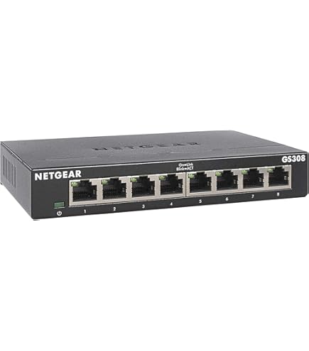 NETGEAR XS708E Switch 8 Port 10GbE Ethernet LAN Switch Plus