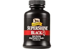 Absorbine Unisex Super Shine Hoof Polish, Black, 237 ml UK