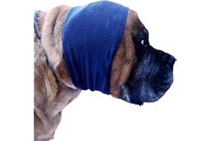 ZONI PETS Happy Hoodie Large, Navy Blau für Big Hunde Wie Hirten, Goldens, Chow, Malamutes, Pit Bulls, Hilft Calm, Komfort und schützen Ihren Hund