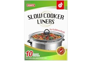 ECOOPTS Ecoopts Slow Cooker Liner | Kleine Kochtaschen für 1-3 Quarts (10)