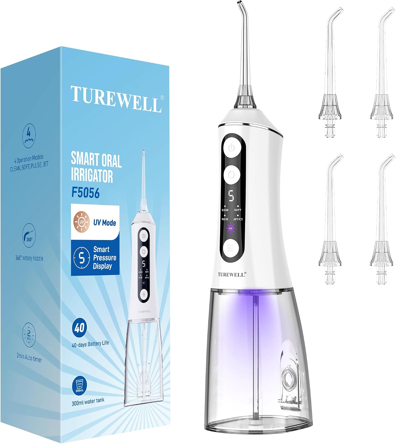 À Qui S'adresse le TUREWELL hydropulseur dentaire mode UV Jet De ? Profils Recommandés