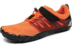 SAGUARO Barfußschuhe Herren Barfussschuhe Damen Barfuss Schuhe Zehenschuhe Outdoor Fitnessschuhe rutschfest Traillaufschuhe Barefoot Shoes mit Zero-Drop Solhe,Gr.35-48 EU