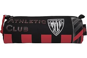 CYPBRANDS CyP Brands-Athletic Club, Estuche, Portatodo, Material escolar, Fútbol, Color Negro, Producto Oficial