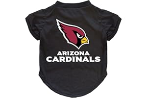 LITTLE EARTH PRODUCTIONS Littlearth NFL Arizona Cardinals Haustier-T-Shirt, Team-Farbe, Größe M