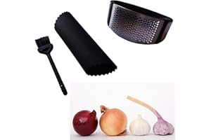 LEGAR HOUSE DECORATION A LITTLE HELP FOR YOUR HOME DECORACIÓN DE LA CASA LEGAR - Prensa de Ajo, Prensa de Ajo Profesional de Acero Inoxidable, Prensa de Ajo Profesional de Acero Inoxidable, Manual de Calidad Prensa de Palanca + Peladora + Cepillo de L