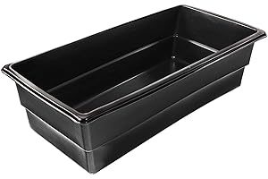 Heissner B083-00 149 x 79 x 45cm Preformed Rectangular Water Garden - Black