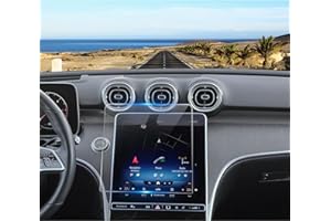 Coleya Protectores de Pantalla para Navegación Compatible con Mercedes Benz C-Class W206 2022-2024/ GLC X254 SUV 2023 2024, 9H Anti-raspado Película Protectora de Vidrio Templado (11,9 Pulgadas)