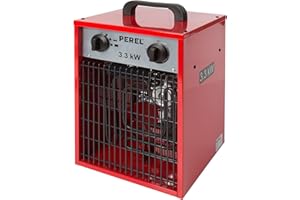 Perel Grzejnik, termowentylator do użytku wewnętrznego, 2 stopnie ogrzewania, 3300 W