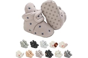 EDOTON Botitas y Patucos para bebés, Lindo Dibujos Animados Invierno Animal Calentar Casa Antideslizante Suela Zapatillas Regalo para Bebés de 0 a 18 Meses