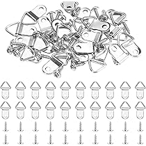 30 Sets Metall D-Ringe Aufhänger Für Bilderrahmen – Inkl. Schrauben