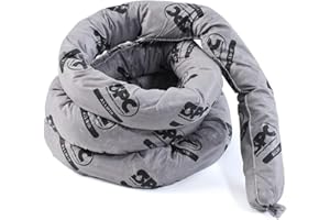 BRADY Calzini Assorbenti per Tutti I Prodotti, 76mm x 1.22m, Grigio, Lotto 12