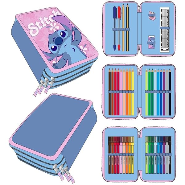 Safta - Astuccio triplo, astuccio per bambini, ideale per bambini in